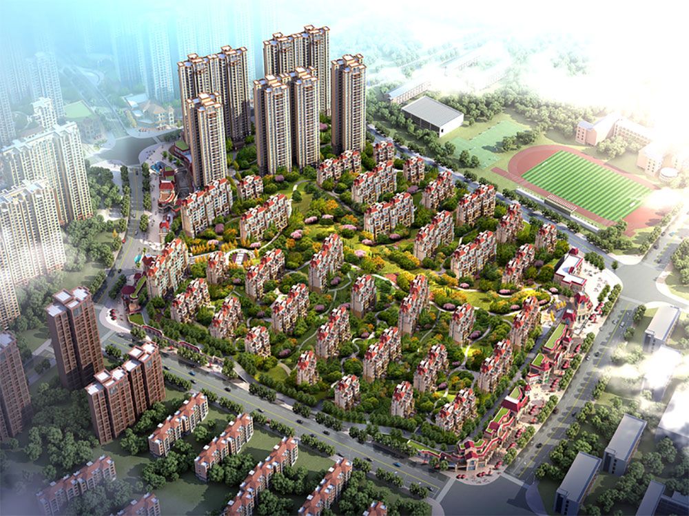 岳阳楼区富兴御城实景图