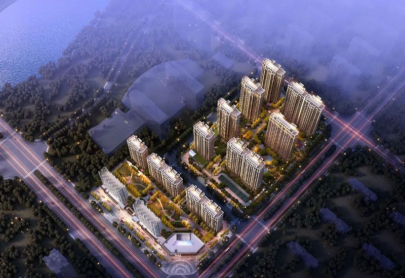 岳阳楼区龙庭尚府实景图