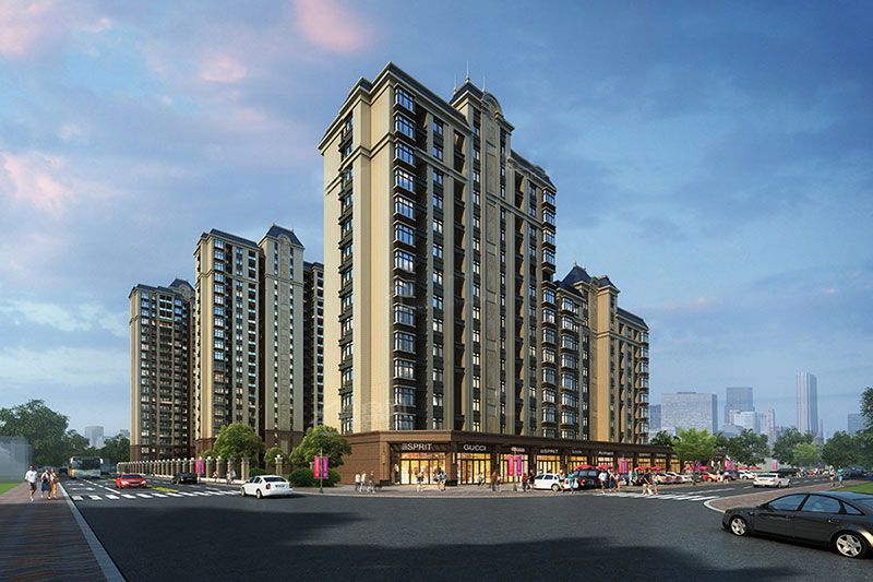 岳阳楼区东风湖景苑实景图