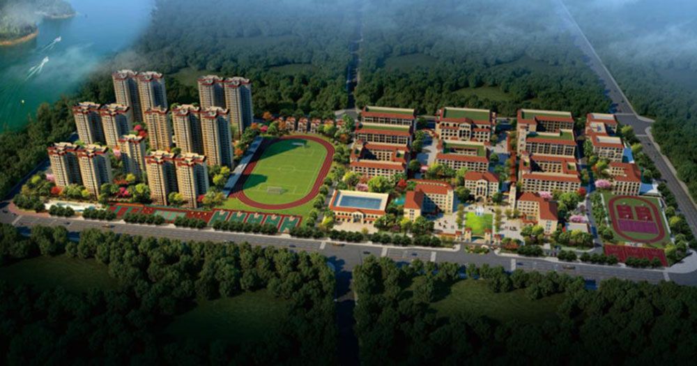 湘阴县洋沙桃李郡实景图