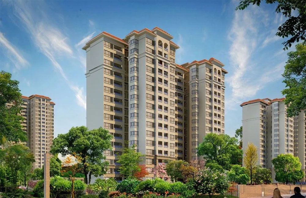 湘阴县洋沙桃李郡效果图