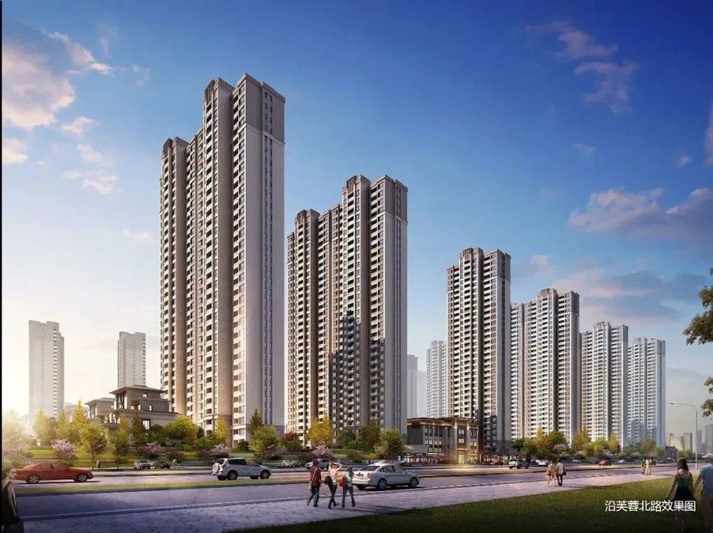 湘阴县茗冠芙蓉城效果图