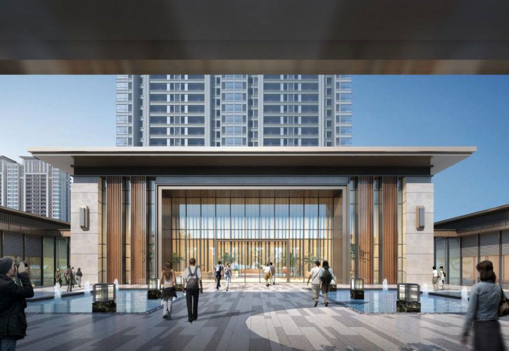 湘阴县美江尚书府实景图