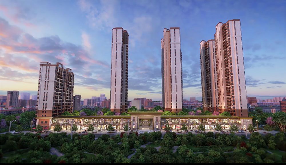 湘阴县华奕曙光里实景图