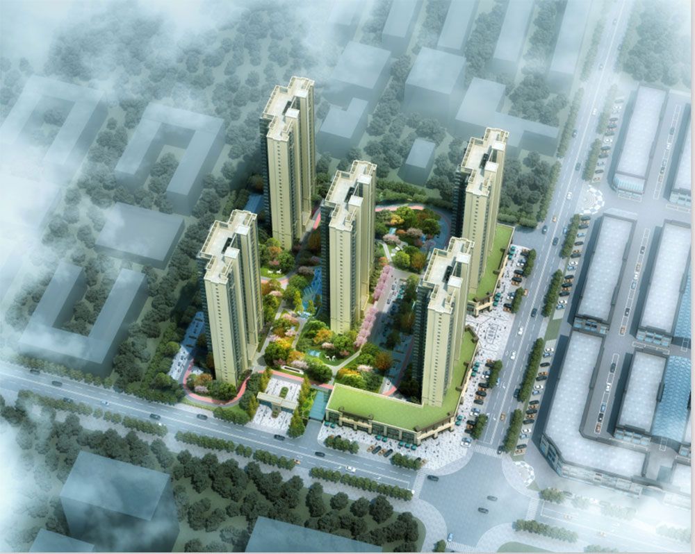 湘阴县万象学府实景图