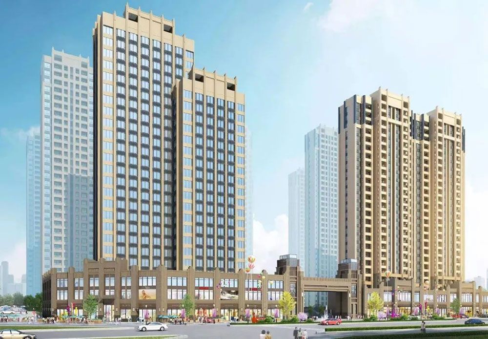 湘阴县君临壹方城实景图