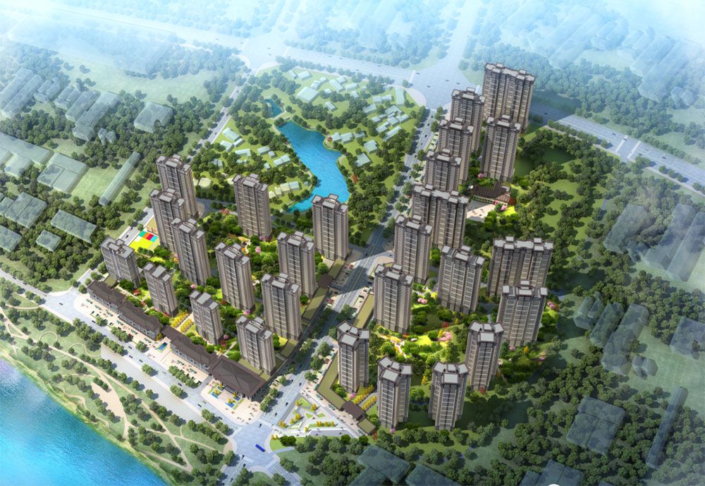 湘阴县东湖壹号效果图