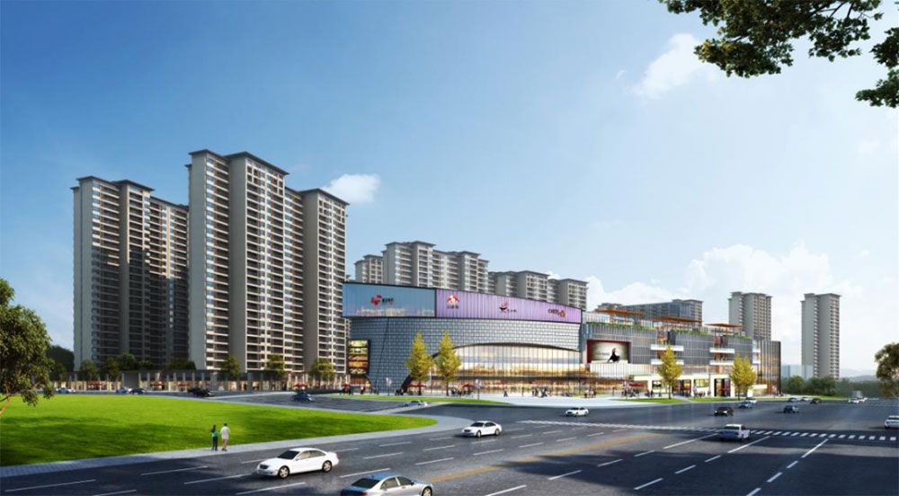 平江县御城新天地实景图