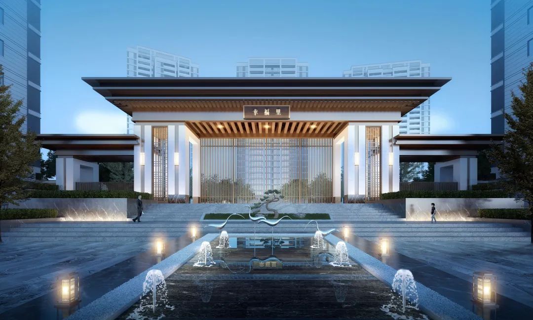 平江县颐华城幸福里实景图