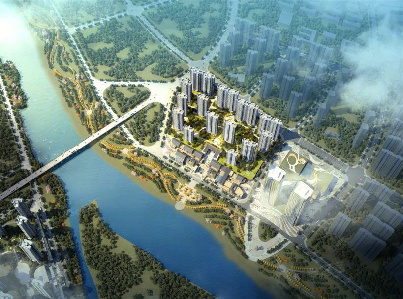 平江县颐华城智雅蓝庭配套图