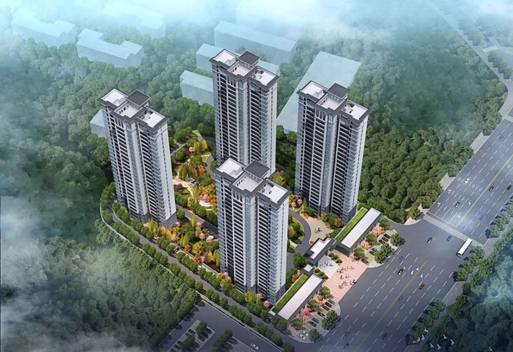 平江县天力城西区实景图