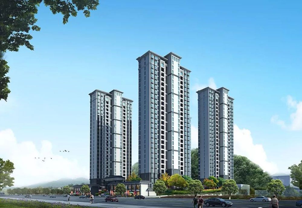 平江县天力城西区配套图