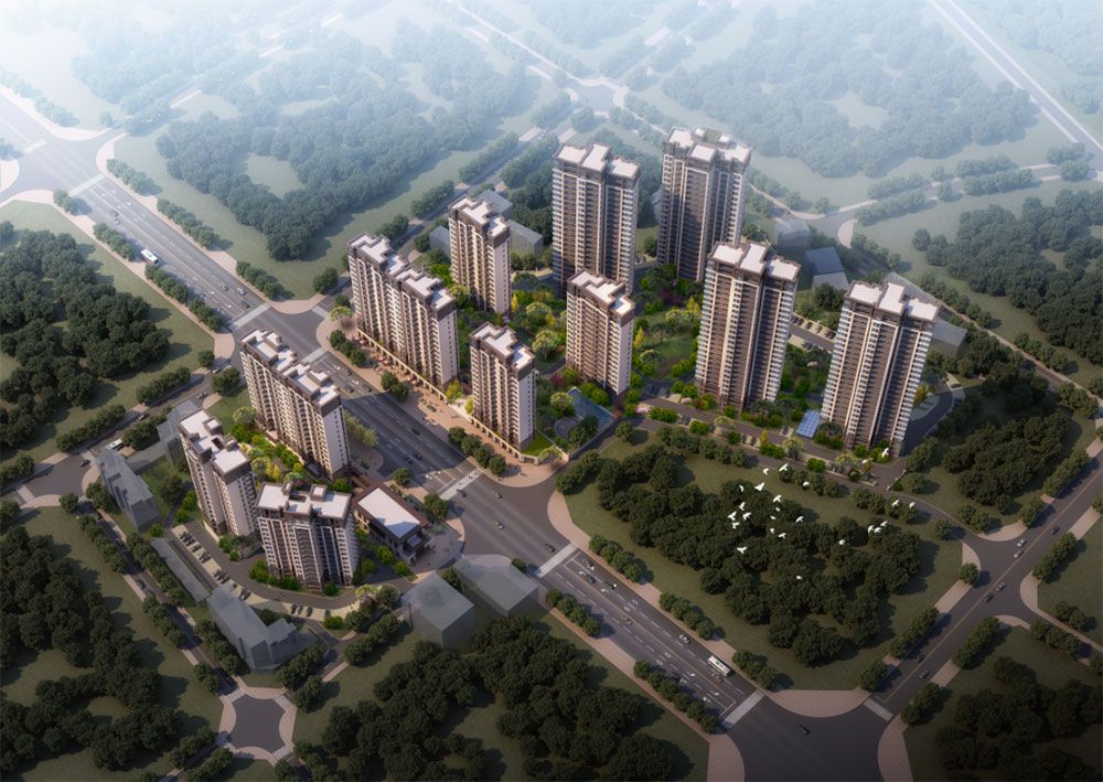 平江县润雅华府二期实景图