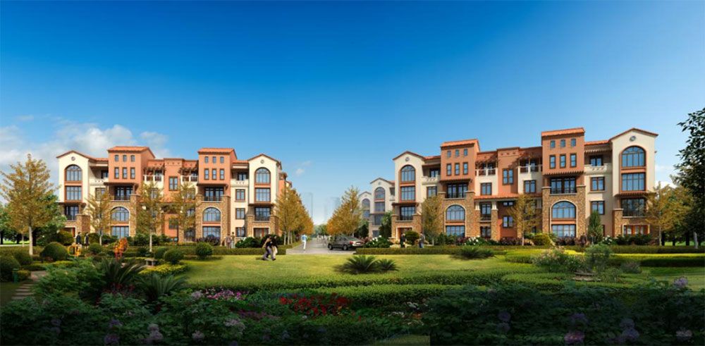 平江县御城华府实景图