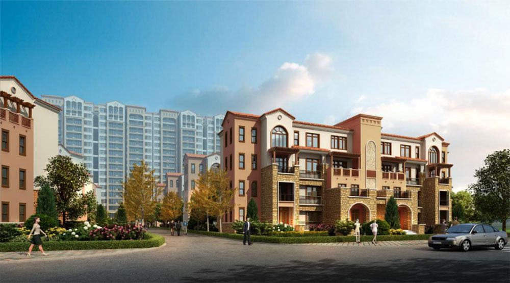 平江县御城华府效果图