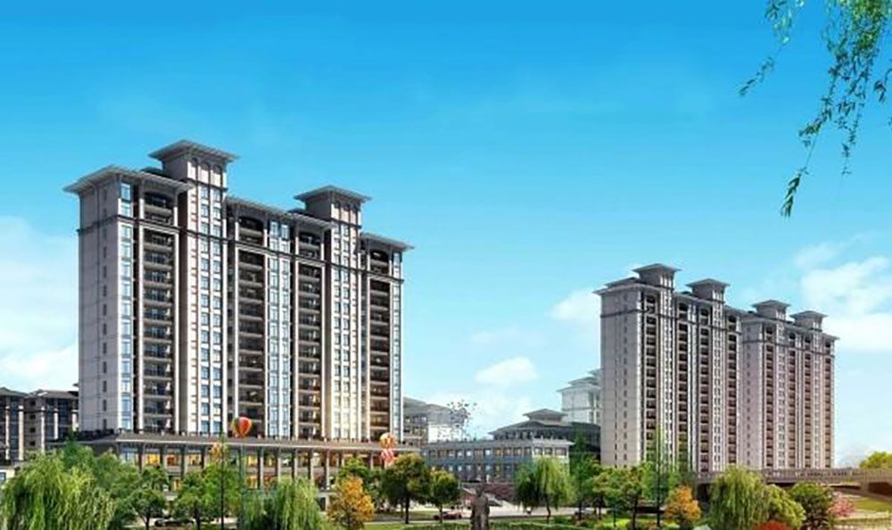 平江县伍市滨江小镇效果图