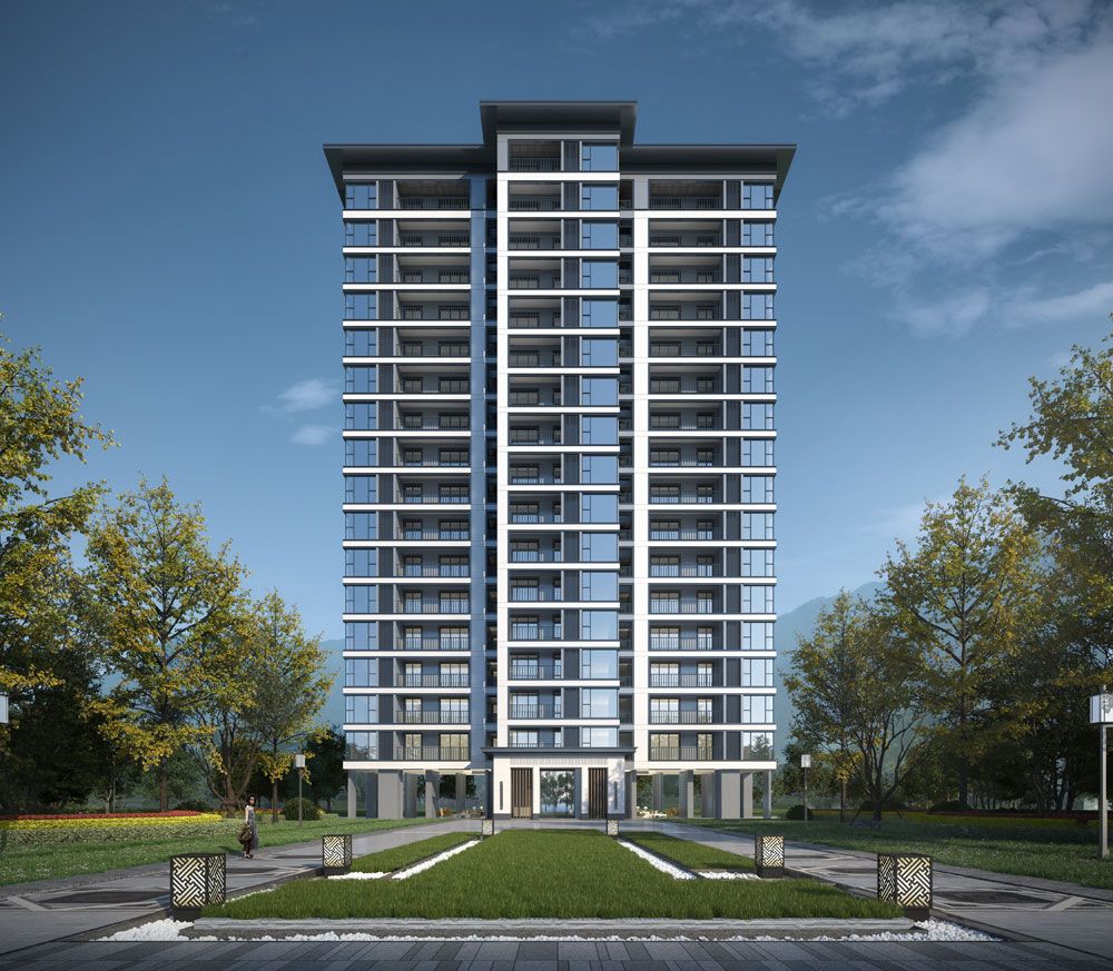 平江县凤鸣府效果图