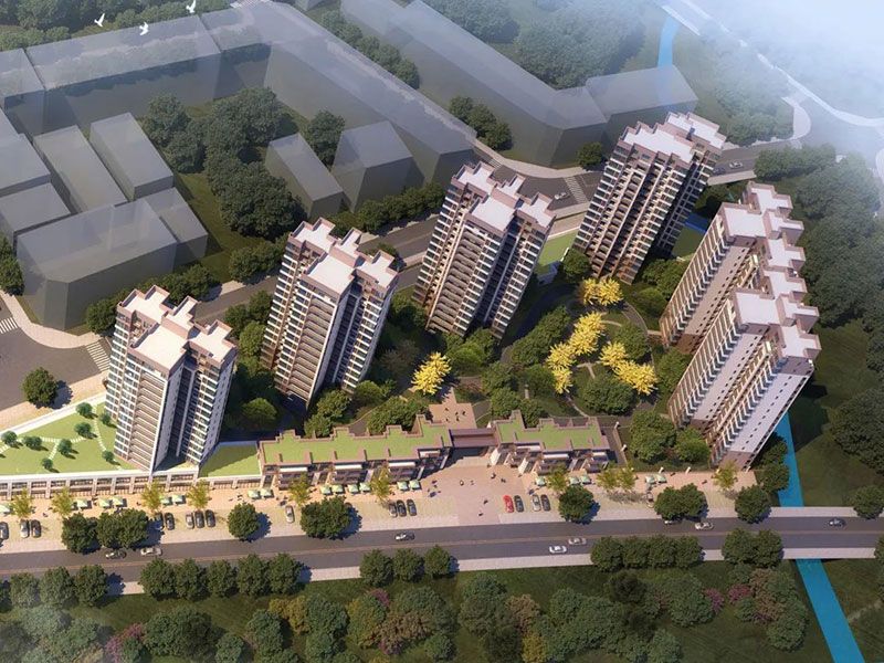 平江县滨江首府实景图