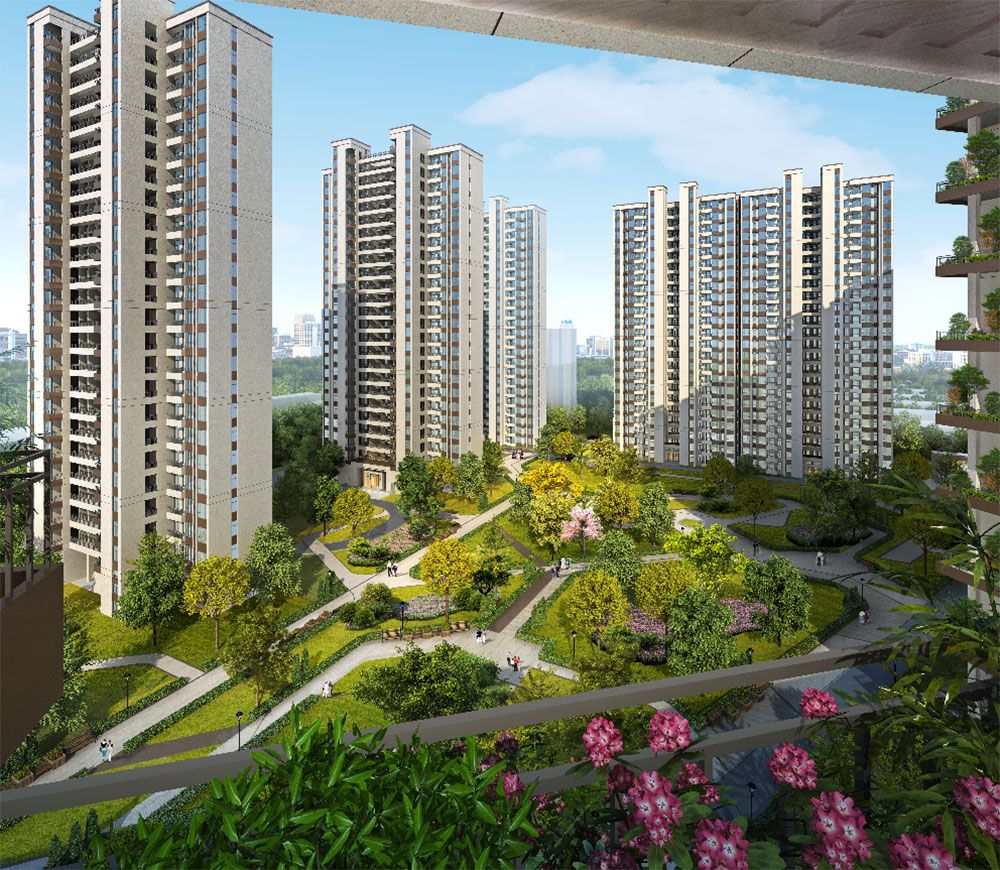 平江县平江首府实景图