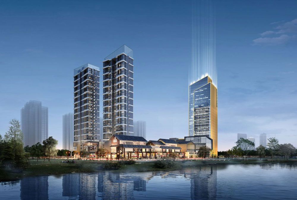 汨罗市天汇华熙公园里实景图