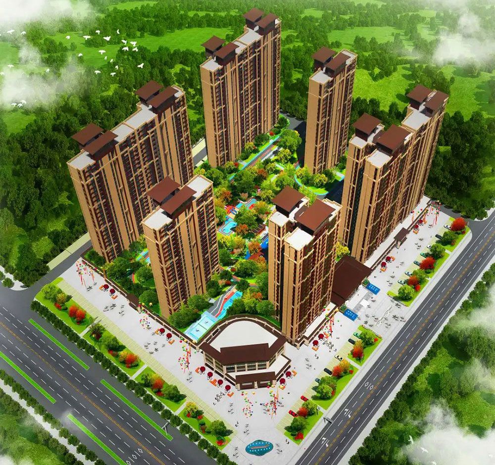 汨罗市中瑞状元府实景图