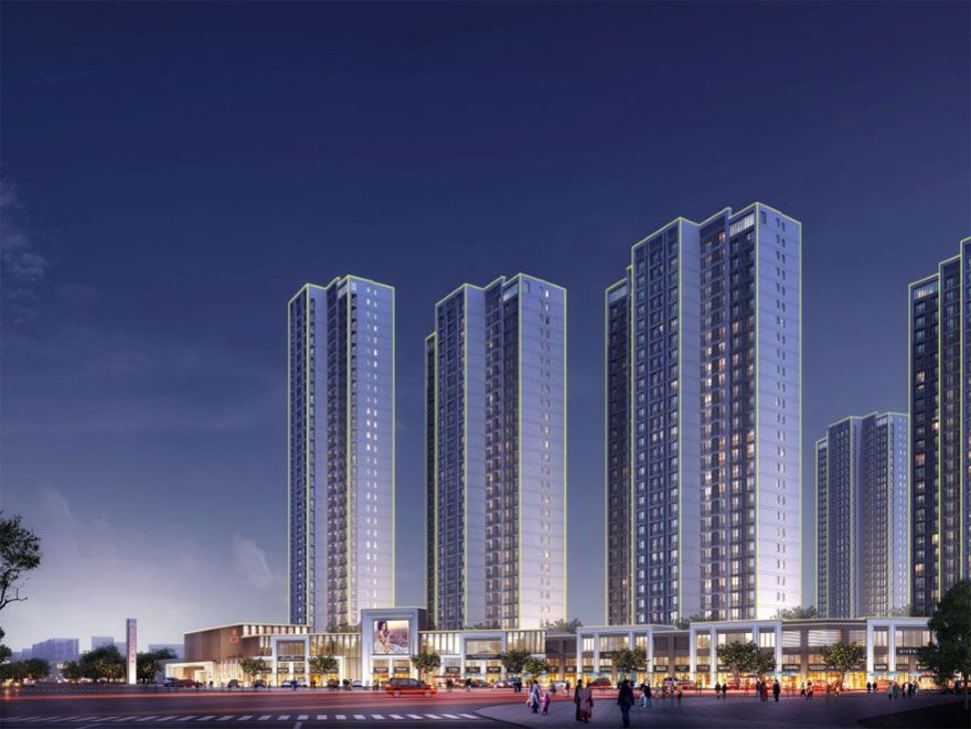 汨罗市正则名郡效果图