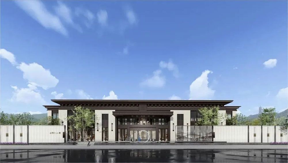 汨罗市山湖海上城实景图