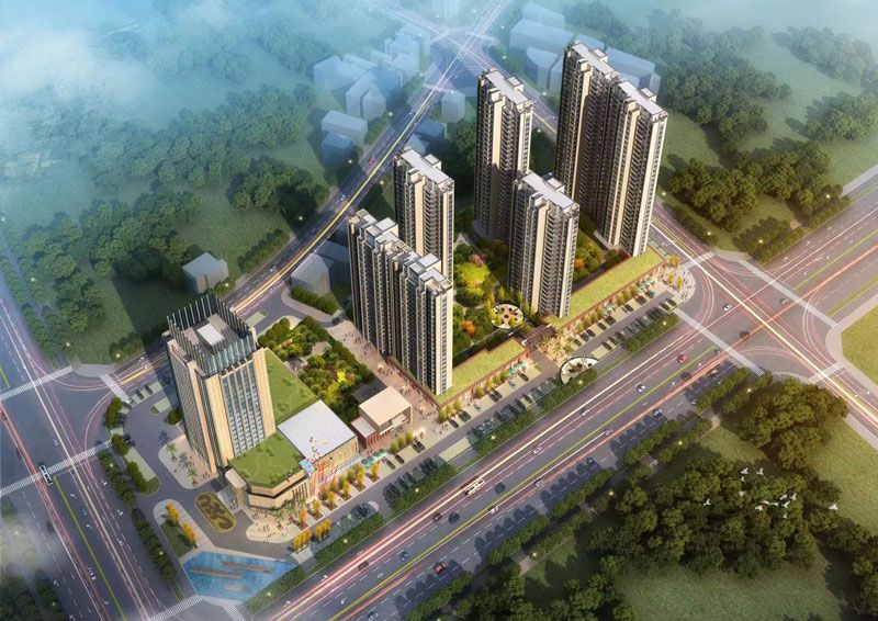 汨罗市荣元悦府效果图