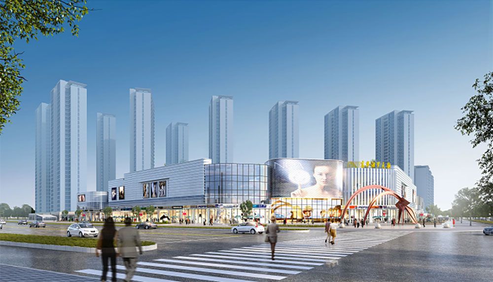 汨罗市东华滨江新城实景图