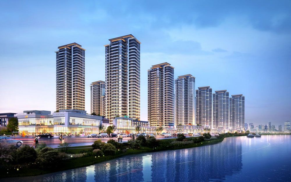 汨罗市金科御临湖山实景图