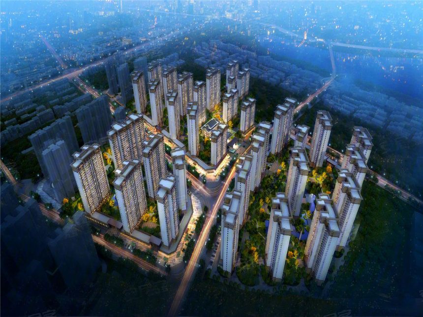 临湘市临湘中心实景图