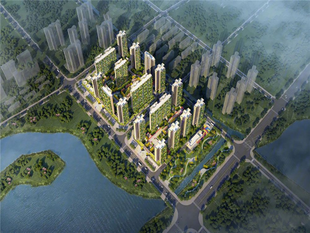 华容县鑫洋天御实景图