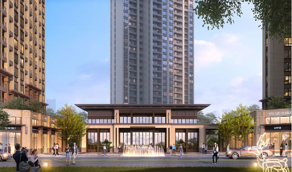 华容县三同御院效果图