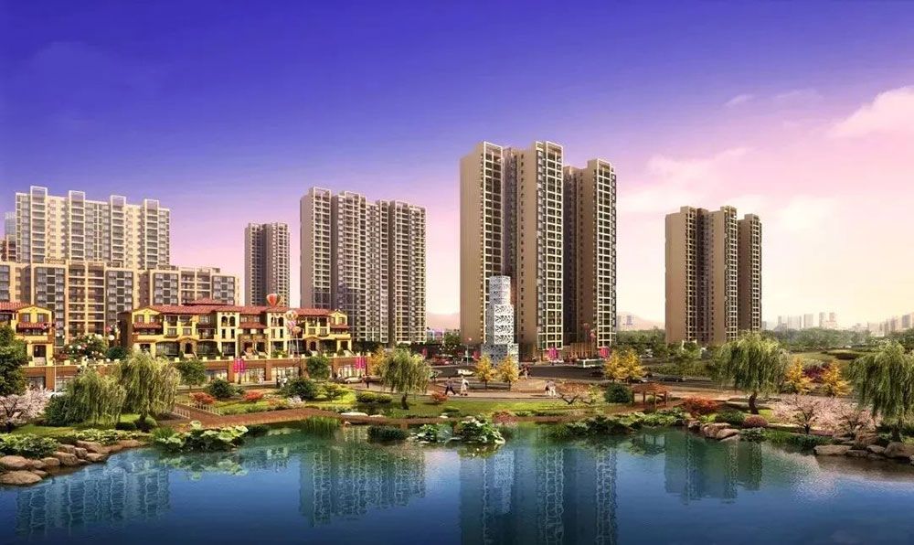 华容县金湖龙湾实景图