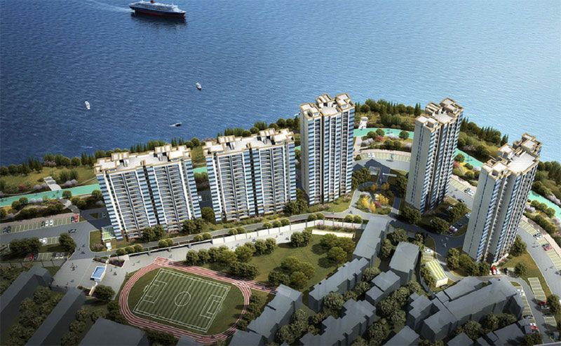 华容县水岸花城效果图