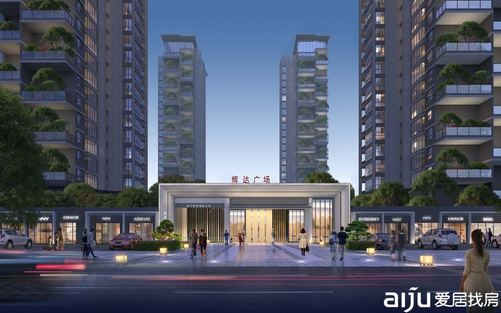 沅江市辉达广场区位图