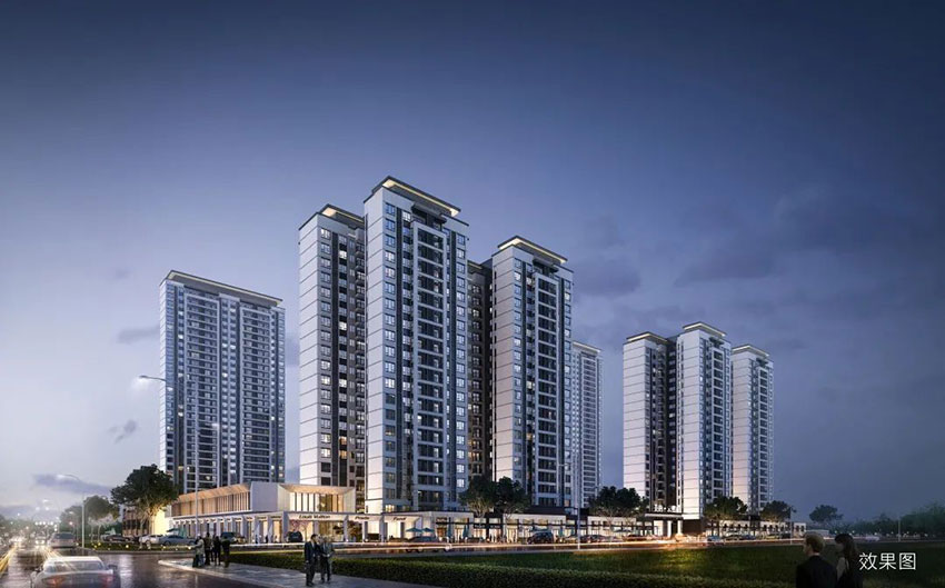 雁峰区美的云熙府实景图