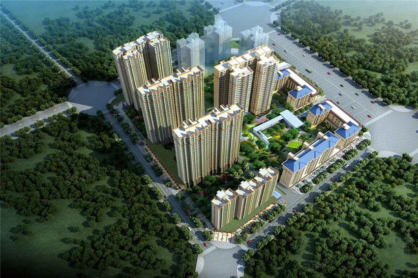 雁峰区博达晴天悦实景图