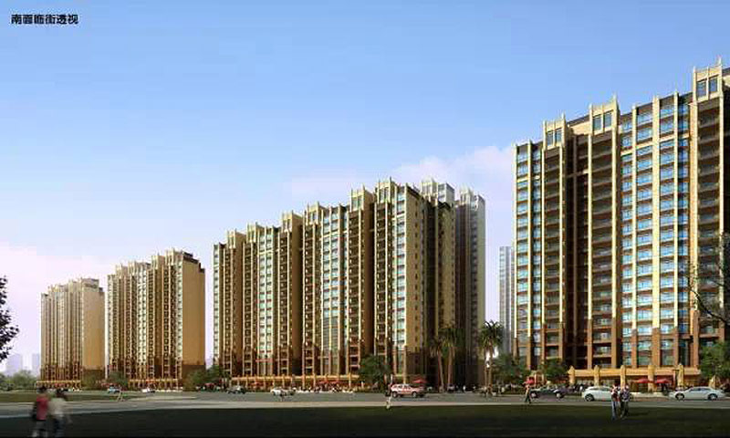 雁峰区博达新桂城效果图