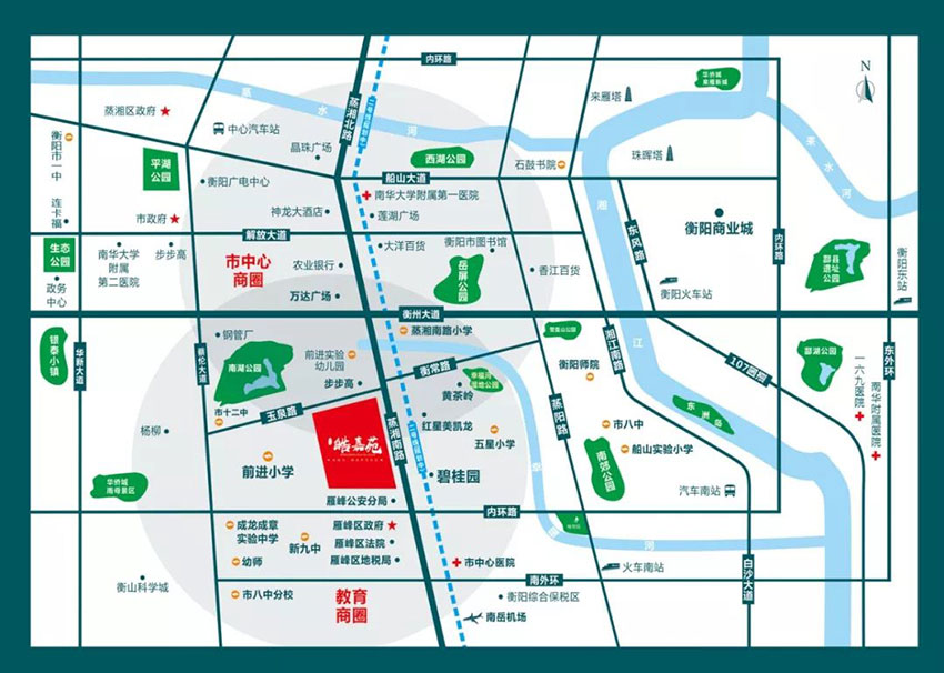 雁峰区皓嘉苑区位图