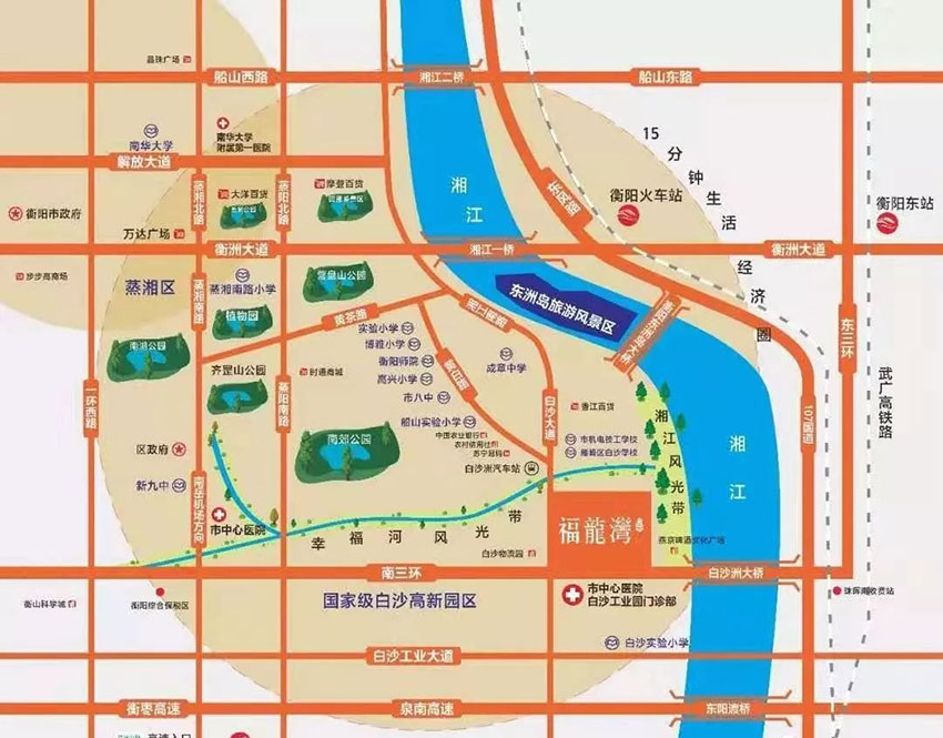 雁峰区同安福龙湾区位图