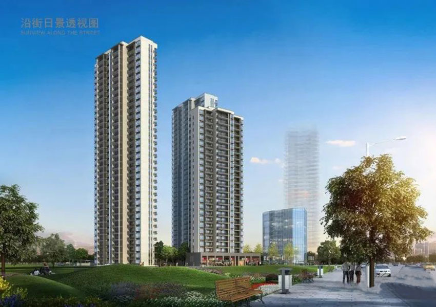 雁峰区融科书香世家效果图