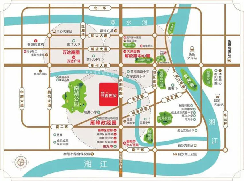 雁峰区融科书香世家区位图