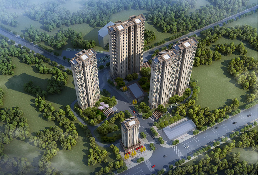 雁峰区东投归雁台实景图