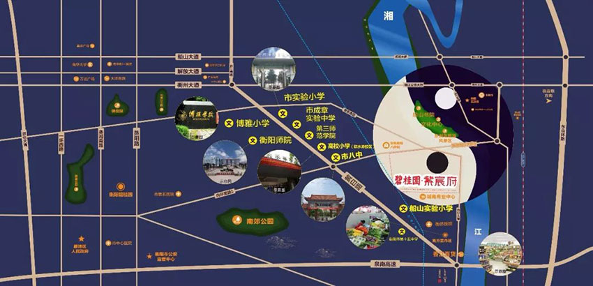 雁峰区碧桂园紫宸府区位图