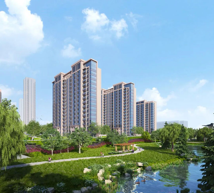 雁峰区建滔裕花园效果图