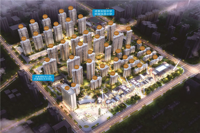 珠晖区佳源酃湖都市实景图