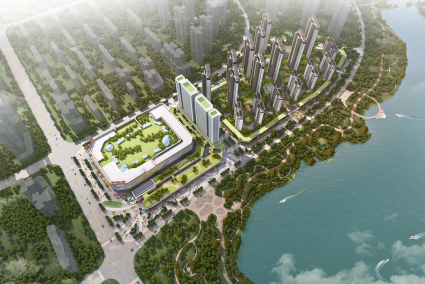 珠晖区酃湖万达广场配套图