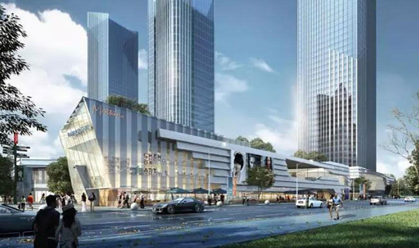 珠晖区绿地衡阳城际空间站效果图