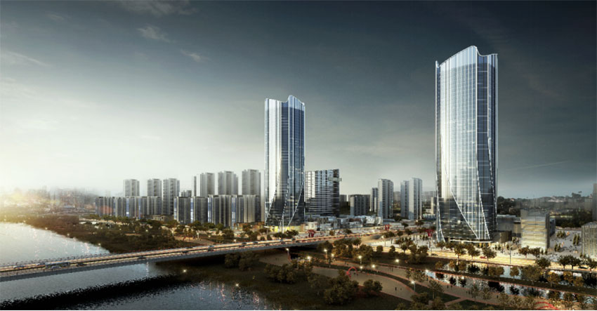 珠晖区绿地衡阳城际空间站区位图